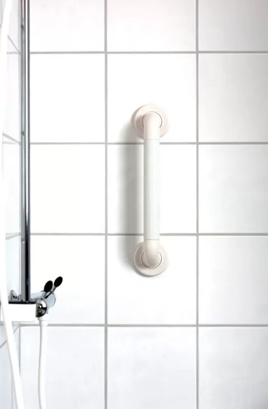 Stödhandtag vit plast